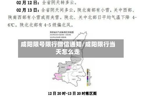 咸阳限号限行微信通知/咸阳限行当天怎么走-第2张图片