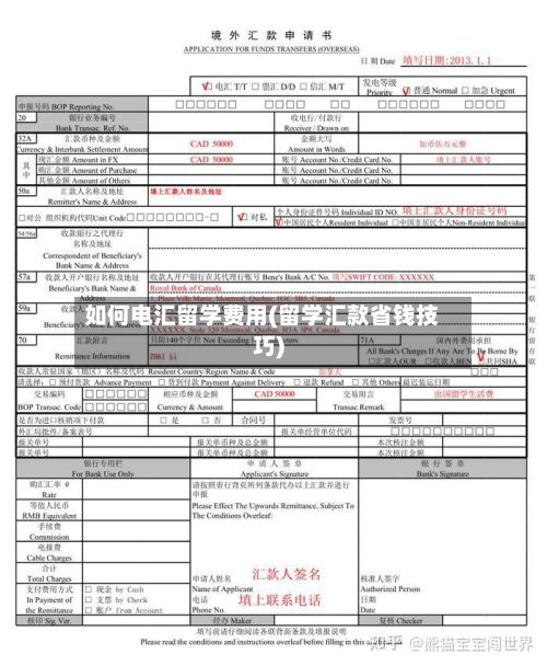 如何电汇留学费用(留学汇款省钱技巧)-第2张图片