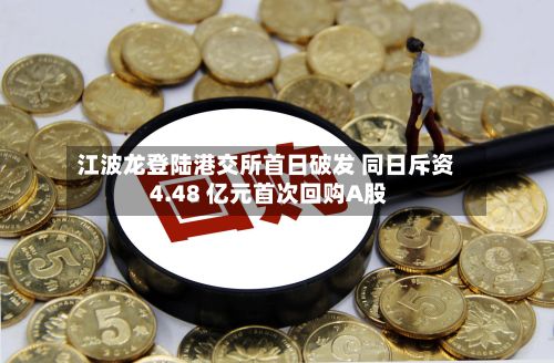 江波龙登陆港交所首日破发 同日斥资 4.48 亿元首次回购A股-第3张图片