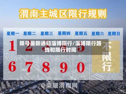 限号最新通知淄博限行/淄博限行路线和限行时间