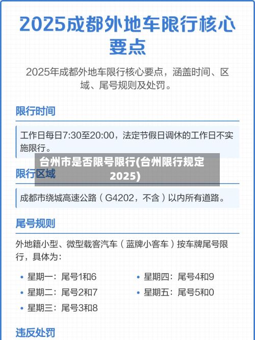 台州市是否限号限行(台州限行规定2025)-第2张图片