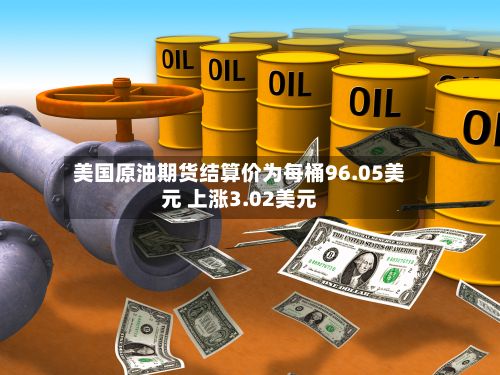 美国原油期货结算价为每桶96.05美元 上涨3.02美元