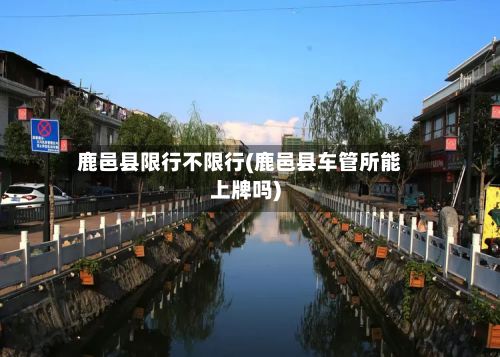 鹿邑县限行不限行(鹿邑县车管所能上牌吗)