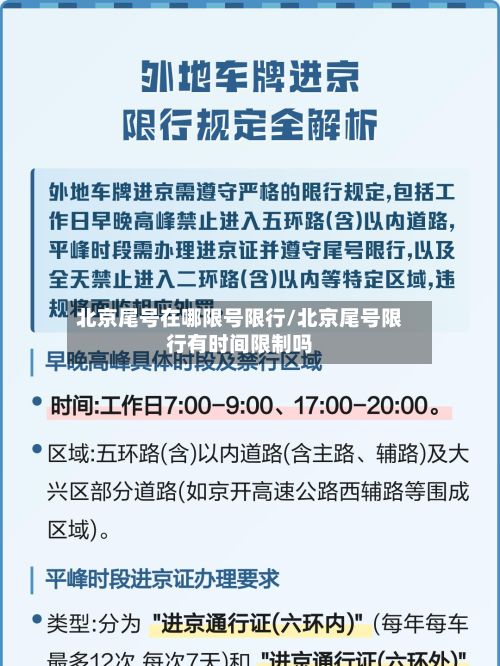 北京尾号在哪限号限行/北京尾号限行有时间限制吗
