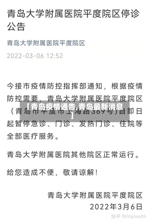 【青岛疫情通告,青岛最新消息】-第2张图片