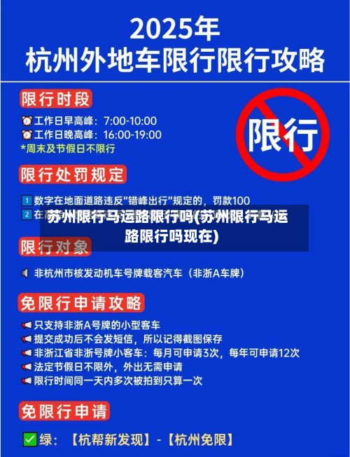 苏州限行马运路限行吗(苏州限行马运路限行吗现在)-第3张图片