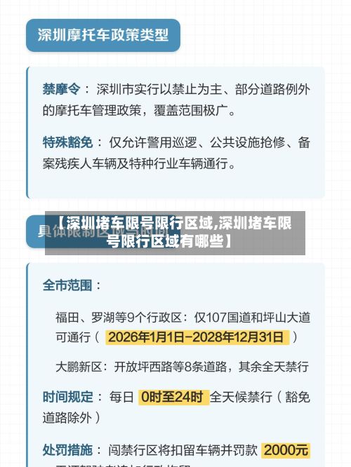 【深圳堵车限号限行区域,深圳堵车限号限行区域有哪些】