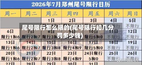 尾号限行怎么限的(尾号限行扣几分罚多少钱)-第2张图片